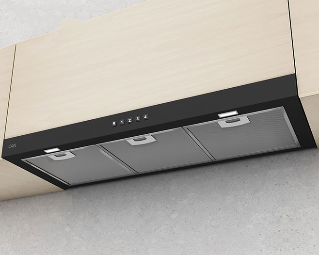 هود کن مدل CAN 1440 مشکی 90 سانت